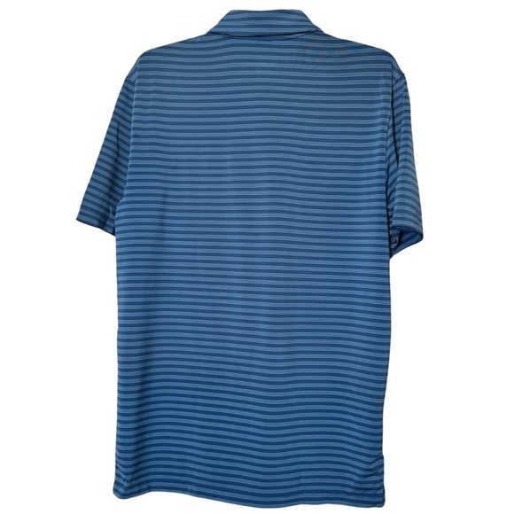 Adidas Golf Polo Shirt Blue Stripe Men’s S – Bethesda Logo - Picture 2 of 8